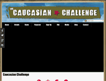 Tablet Screenshot of caucasianchallenge.com